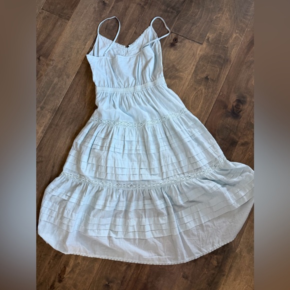 Aritzia blue midi dress sz Medium like new - Picture 2 of 10